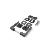 Stainless Steel Door Handle Hudson in Anthracite