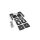 Stainless Steel Door Handle Hudson in Anthracite