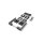 Stainless Steel Door Handle Hudson in Anthracite
