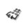 Stainless Steel Door Handle Riley in Black