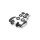 Stainless Steel Door Handle Kerry in Black