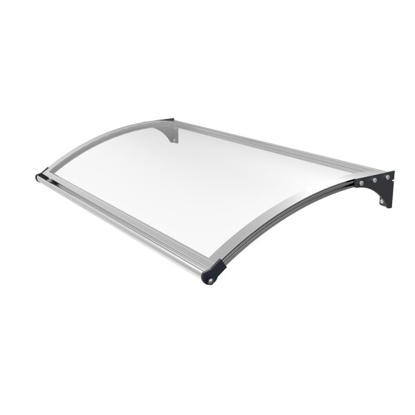 Schartec Aluminium Canopy L A-L with LED Lighting 1400 x 1000 mm