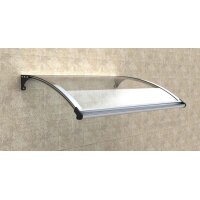Schartec Aluminium Canopy L A-L with LED Lighting 1400 x 1000 mm