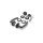 WC Lever Handle Set Marilyn in Anthracite