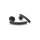 Stainless Steel Door Handle Marilyn in Black