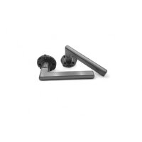 WC Lever Handle Set Avery in Anthracite