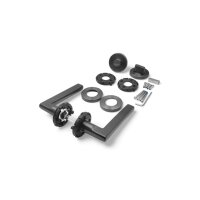 WC Lever Handle Set Avery in Anthracite