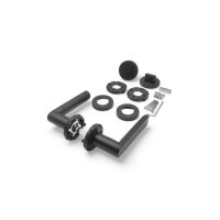 WC Lever Handle Set Dalia in Black