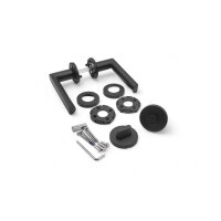 WC Lever Handle Set Dalia in Black