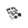 WC Lever Handle Set Dalia in Black