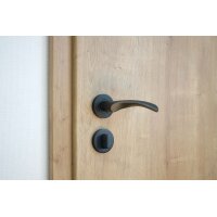 WC Lever Handle Set Kerry in Black