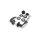 WC Lever Handle Set Kerry in Black