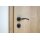 WC Lever Handle Set Kerry in Black