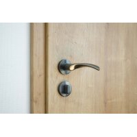 WC Lever Handle Set Kerry in Anthracite