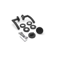 WC Lever Handle Set Riley in Black