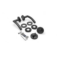 WC Lever Handle Set Riley in Anthracite