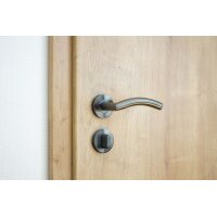 WC Lever Handle Set Riley in Anthracite