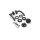 WC Lever Handle Set Riley in Anthracite