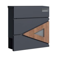 Schartec Wood Design Letterbox SPB8 wall mounted Mailbox...