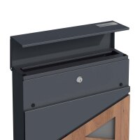 Schartec Wood Design Letterbox SPB8 wall mounted Mailbox Post Box Letter Catcher