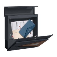Schartec Wood Design Letterbox SPB8 wall mounted Mailbox Post Box Letter Catcher