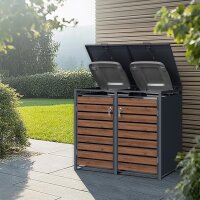 Schartec Bin Store Dark Wood Design SMB3-2