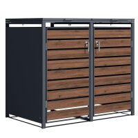 Schartec Bin Store Dark Wood Design SMB3-2