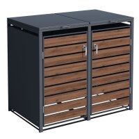 Schartec Bin Store Dark Wood Design SMB3-2