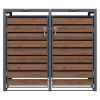 Schartec Bin Store Dark Wood Design SMB3-2