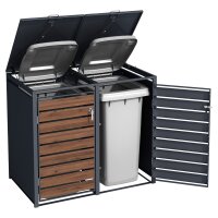 Schartec Bin Store Dark Wood Design SMB3-2