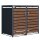 Schartec Bin Store Dark Wood Design SMB3-2