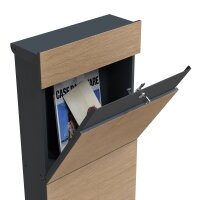 Schartec Wood Design Free-Standing Letterbox SPB-9