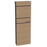 Schartec Wood Design Free-Standing Letterbox with...