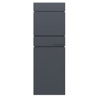 Schartec Design Free-Standing Letterbox with Newspaper Compartment SPB-12