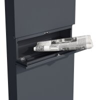 Schartec Design Free-Standing Letterbox with Newspaper Compartment SPB-12