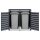 Schartec Bin Store 2-Pack Wood Design with Plant Roof SMBF1-2-H