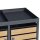Schartec Bin Store 2-Pack Wood Design with Plant Roof SMBF1-2-H