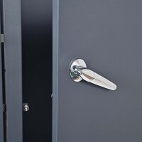 Schartec Bin Store 2-Pack Anthracite with Plant Roof SMBF1-2-A