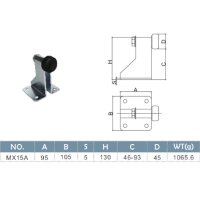 Schartec Height-Adjustable Gate Stopper