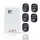 Schartec Roller Shutter Controller with Radio Receiver incl. 5 Remote Controls