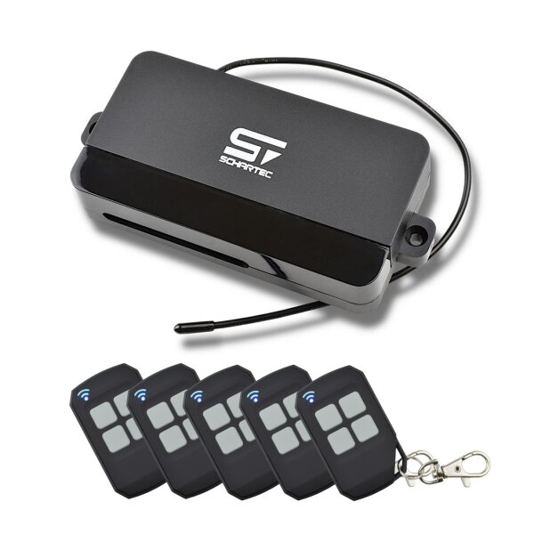 Schartec Universal Receiver Set 433 MHz incl. 5 Remote Controls