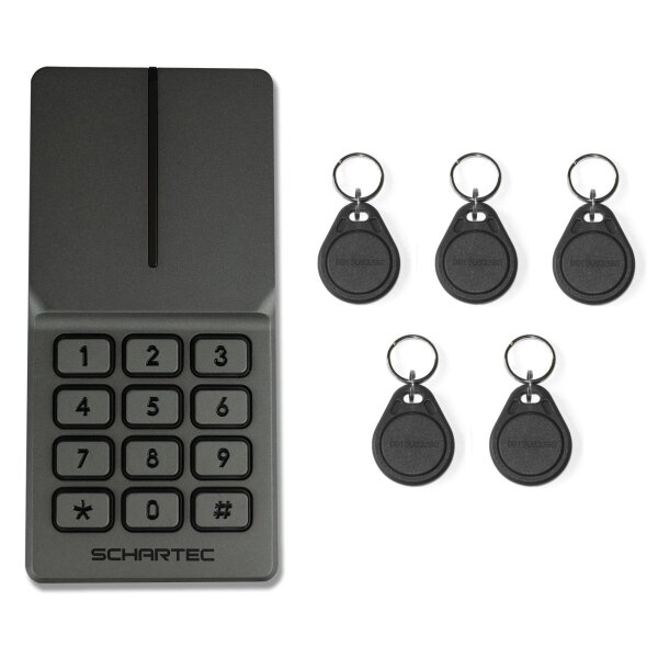 Schartec Universal Metal Code Keypad Titan incl. 5 Transponders