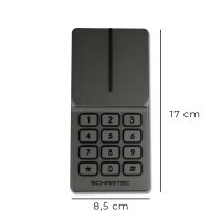 Schartec Universal Metal Code Keypad Titan incl. 5 Transponders