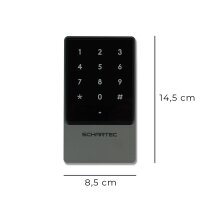 Schartec Universal Code Keypad Sky Touch incl. 5 Transponders