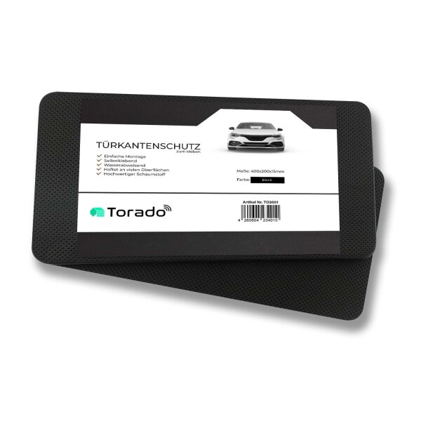 2-Piece Set Garage Wall Protector for Car Doors, Panel Type, Black