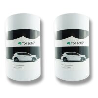 2x Garage Wall Protector 2 m Long White