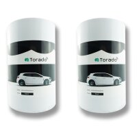 2x Garage Wall Protector 2 m Long Black