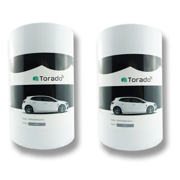 2x Garage Wall Protector 2 m Long Grey