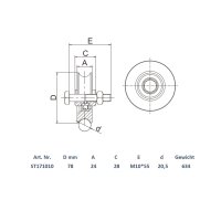 Sliding Gate U-Groove Track and Roller Set – up to 5m