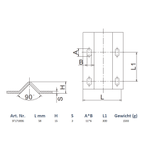 Sliding Gate V-Groove Track and Roller Set – up to 5m